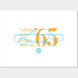 65 Valiant (Coupe) - The Way to Drive Posters and Art